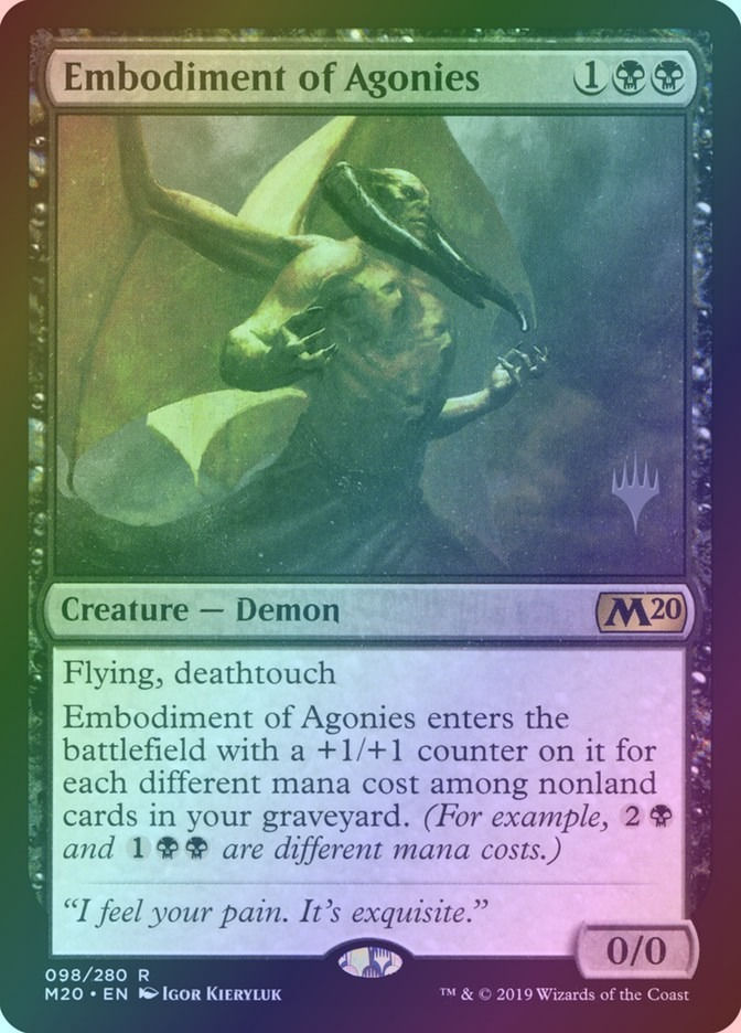 Embodiment of Agonies (PM20) (98p) / Foil