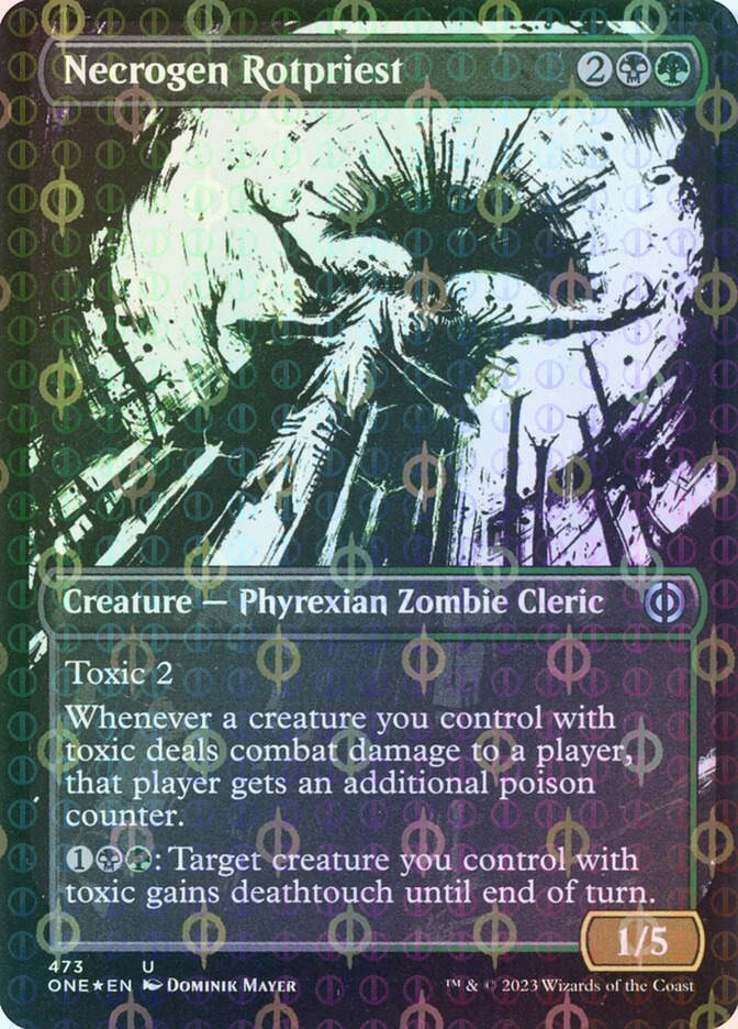 Necrogen Rotpriest (ONE) (473) / Showcase / Compleat Foil