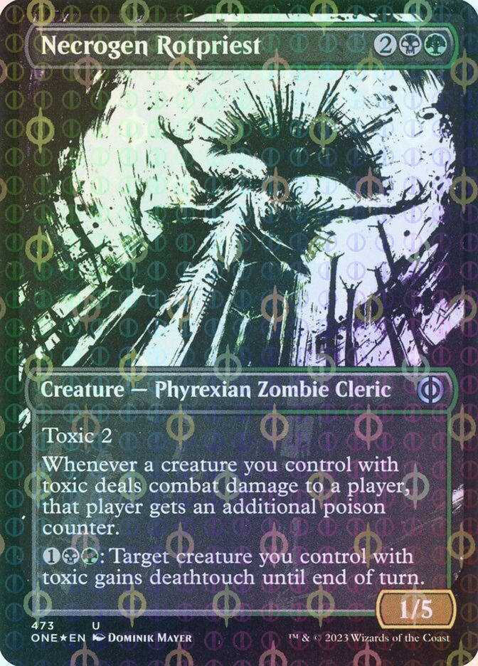 Necrogen Rotpriest (ONE) (473) / Showcase / Compleat Foil