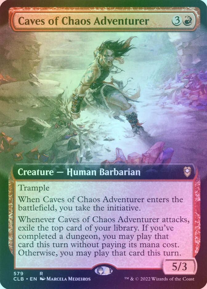 Caves of Chaos Adventurer (CLB) (579) / Extended Art / Foil