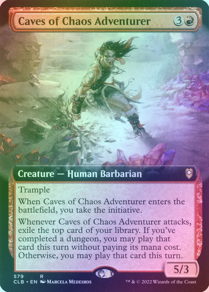 Caves of Chaos Adventurer (CLB) (579) / Extended Art / Foil