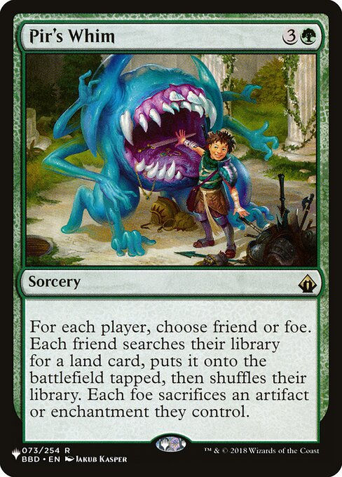 Pir's Whim (PLST) (BBD-73)