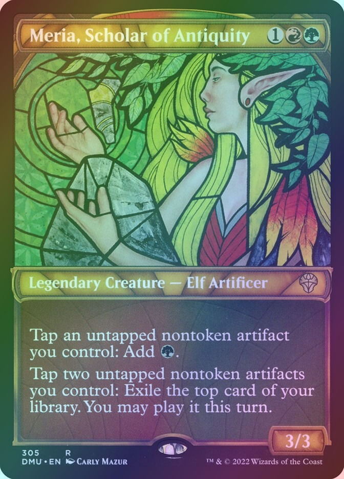 Meria, Scholar of Antiquity (DMU) (305) / Showcase / Foil