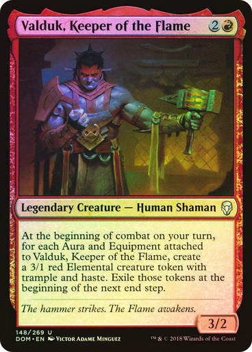 Valduk, Keeper of the Flame (DOM) (148) / Foil