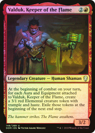 Valduk, Keeper of the Flame (DOM) (148) / Foil