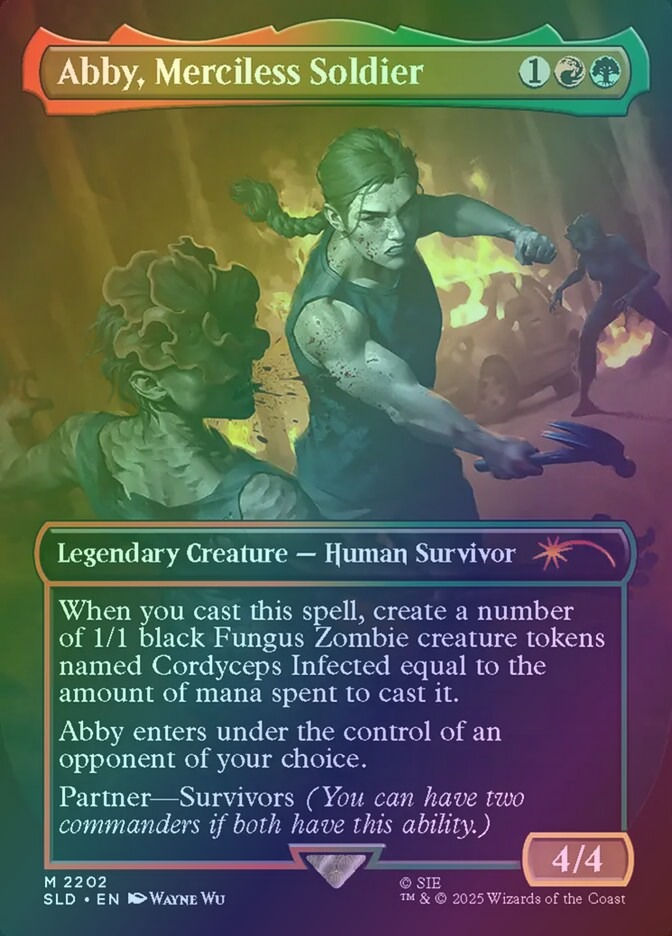 Abby, Merciless Soldier (SLD) (2202) / Borderless / Foil