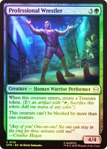 Professional Wrestler (SPM) (110) / Foil