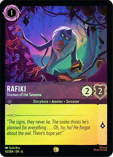 Rafiki - Shaman of the Savanna (LOR_AZU) / Foil