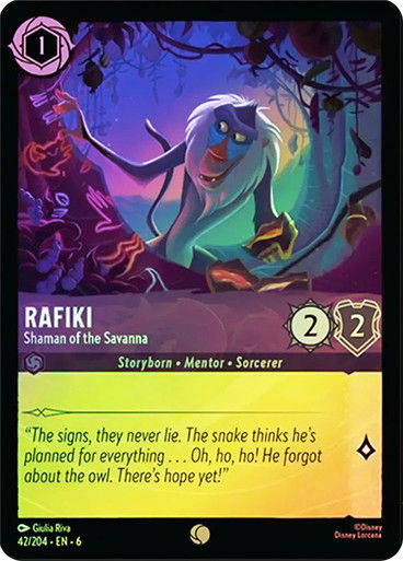 Rafiki - Shaman of the Savanna (LOR_AZU) / Foil