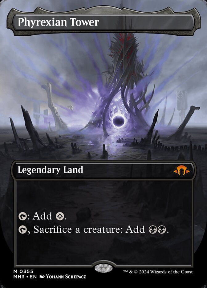 Phyrexian Tower (MH3) (355) / Borderless