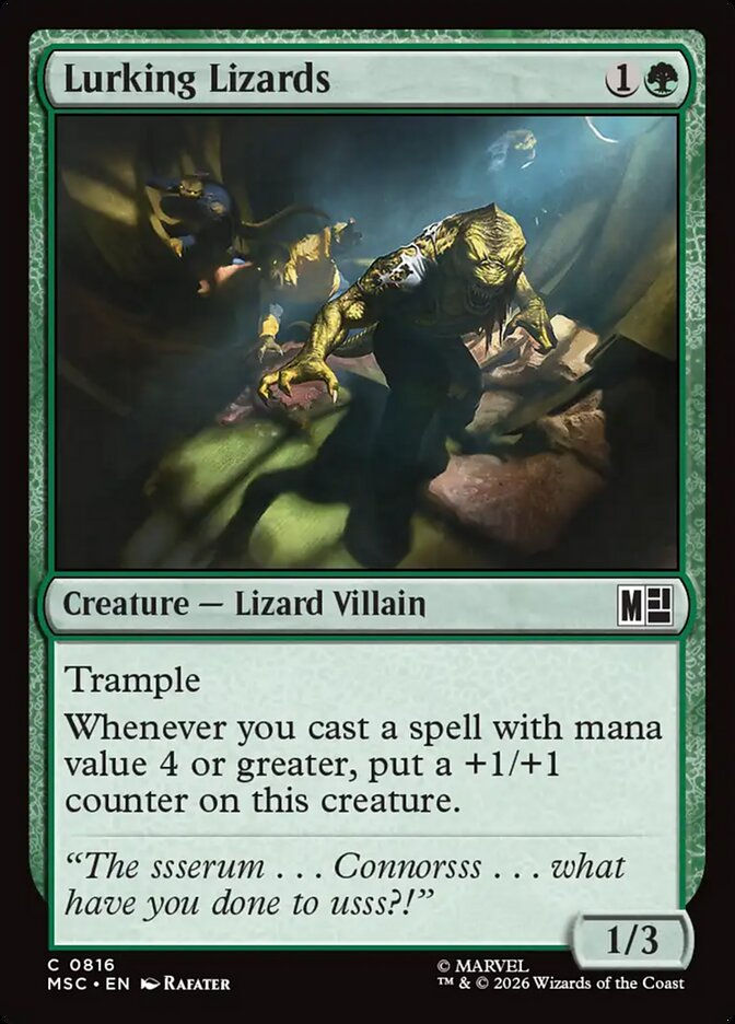Lurking Lizards (MSC) (816)