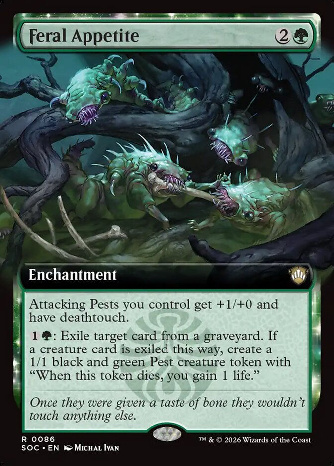 Feral Appetite (SOC) (86) / Extended Art