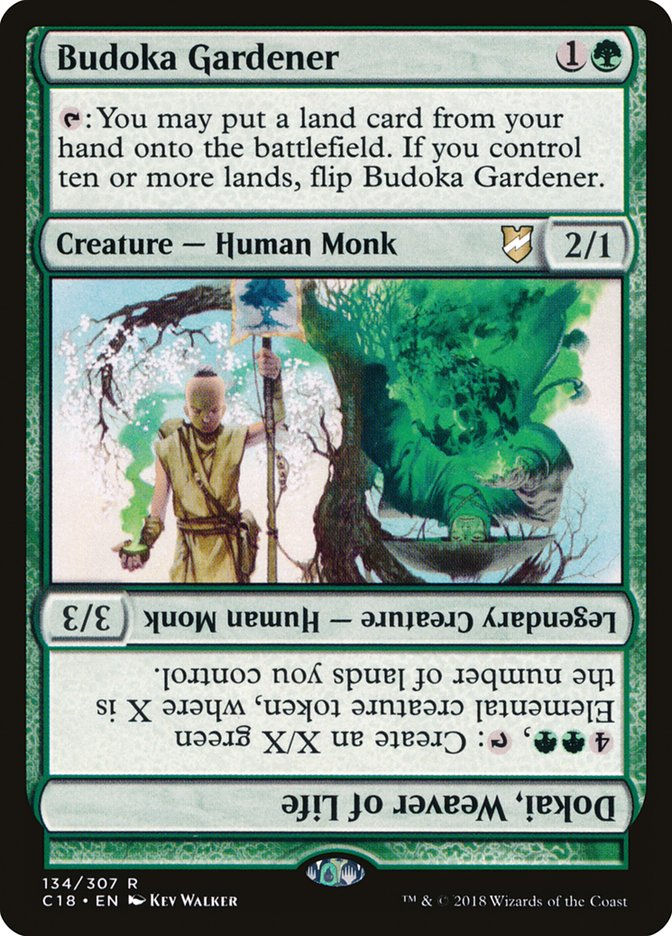 Budoka Gardener // Dokai, Weaver of Life (c18)