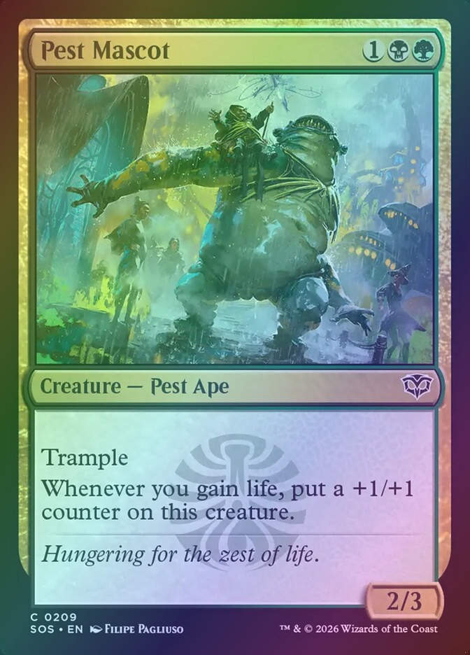 Pest Mascot (SOS) (209) / Foil