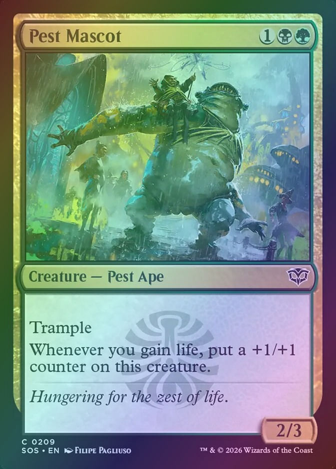 Pest Mascot (SOS) (209) / Foil