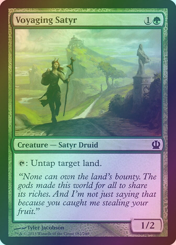 Voyaging Satyr (THS) (182) / Foil