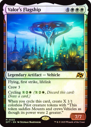 Valor's Flagship (DFT) (35) / Foil