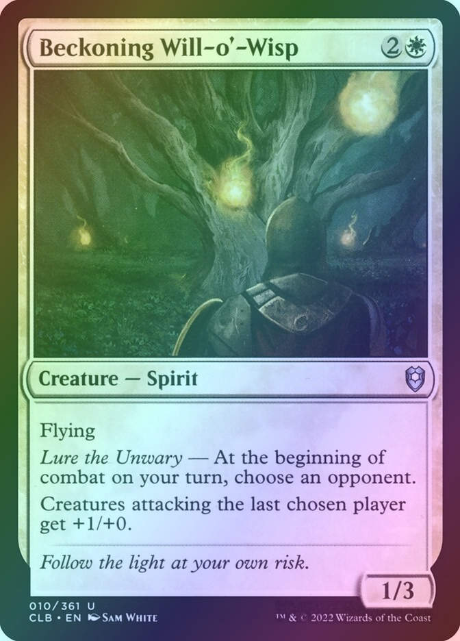 Beckoning Will-o'-Wisp (CLB) (10) / Foil