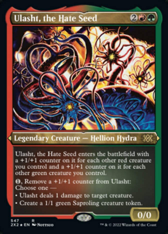 Ulasht, the Hate Seed (2X2) / Etched Foil