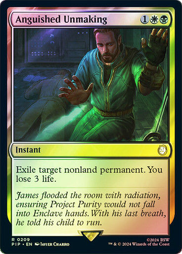 Anguished Unmaking (pip) (209) / Foil