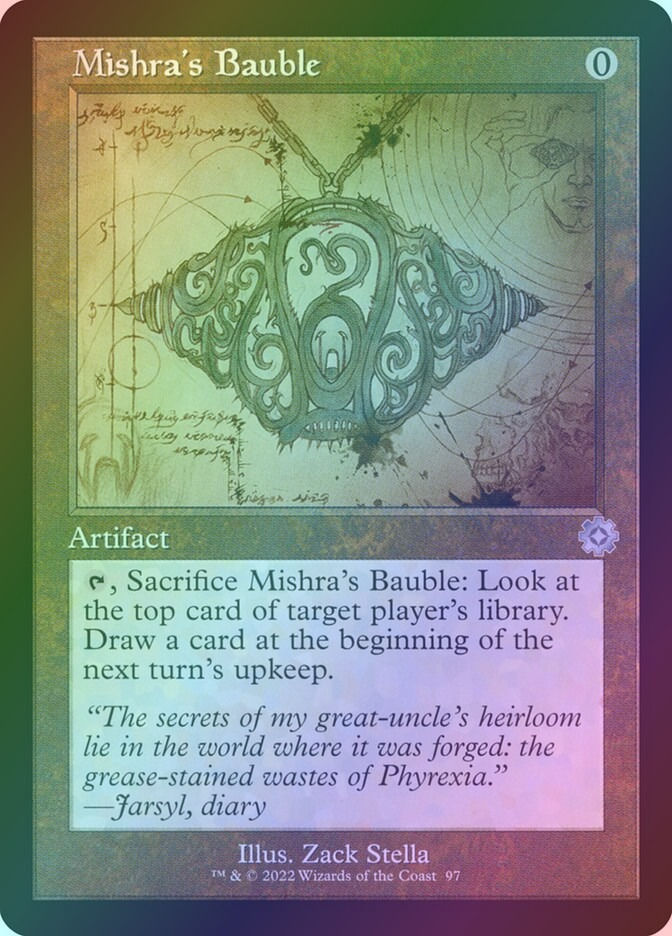 Mishra's Bauble (BRR) (97) / Foil / Schematic