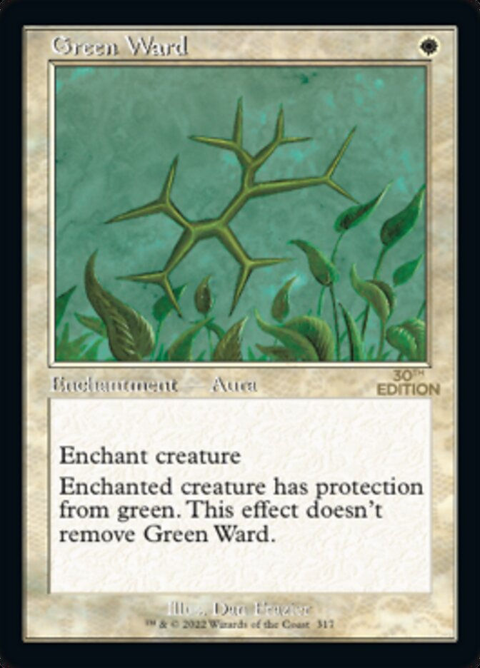 Green Ward (30a) / Retro Frame