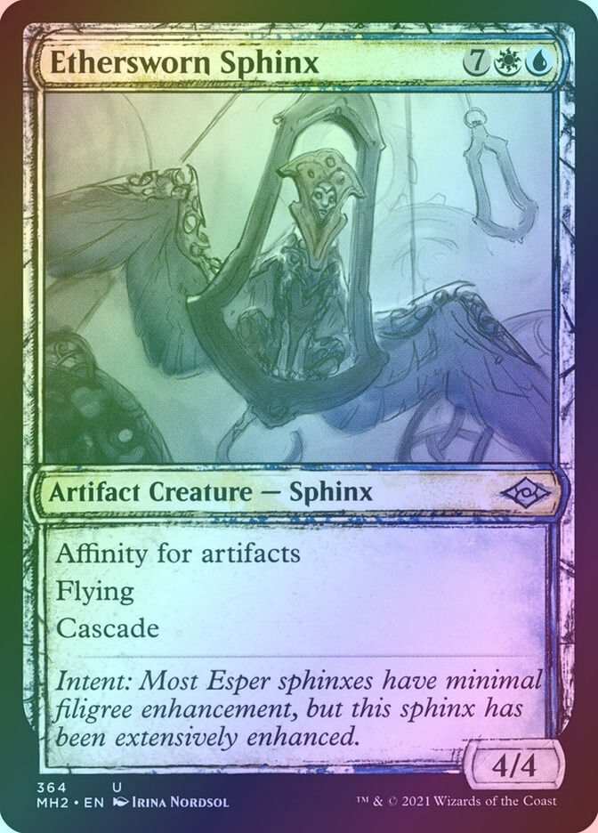 Ethersworn Sphinx (MH2) (364) / Showcase / Foil