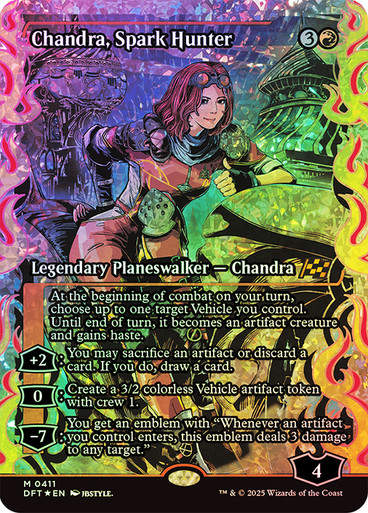 Chandra, Spark Hunter (DFT) (411) / Fracture Foil