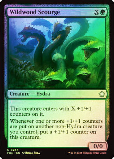 Wildwood Scourge (FDN) (236) / Foil