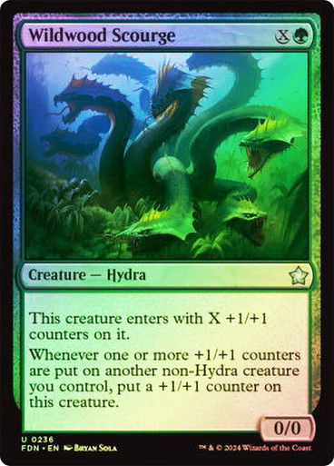 Wildwood Scourge (FDN) (236) / Foil