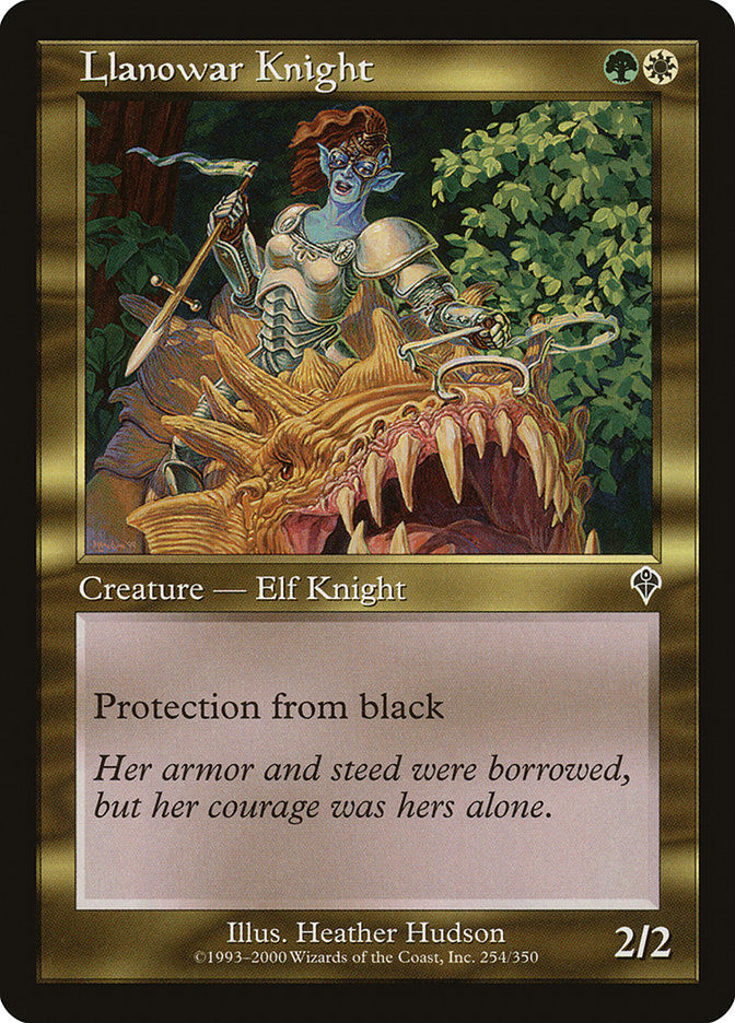 Llanowar Knight (INV) (254)