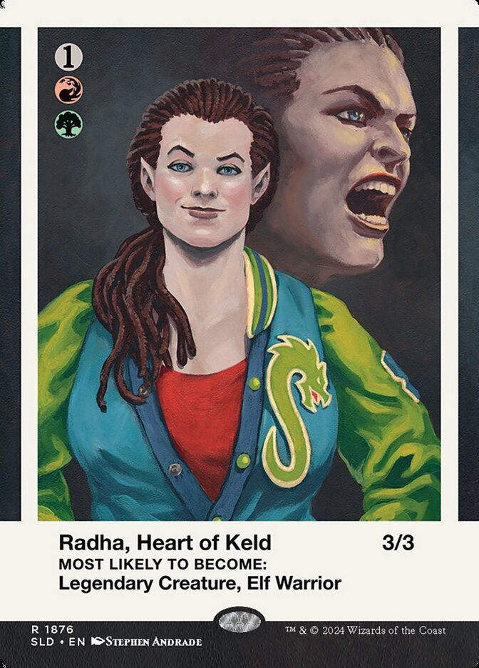 Radha, Heart of Keld // Radha, Heart of Keld (SLD) (1876) / Borderless — cara 1 de 2