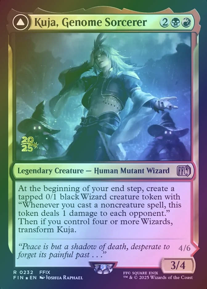 Kuja, Genome Sorcerer // Trance Kuja, Fate Defied (PFIN) (232s) / Foil