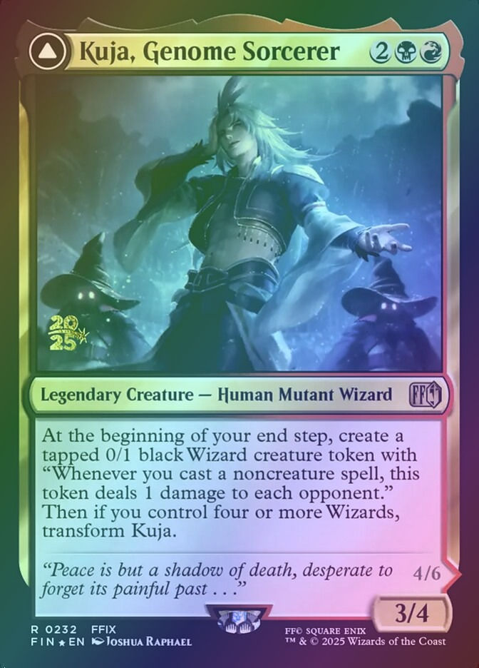 Kuja, Genome Sorcerer // Trance Kuja, Fate Defied (PFIN) (232s) / Foil — cara 1 de 2