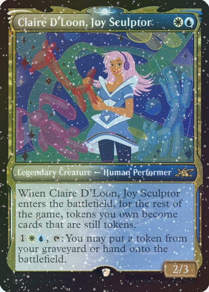 Claire D'Loon, Joy Sculptor (UNF) (509) / Showcase / Galaxy Foil