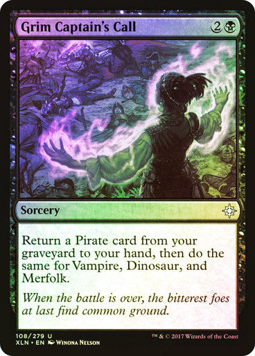 Grim Captain's Call (XLN) (108) / Foil