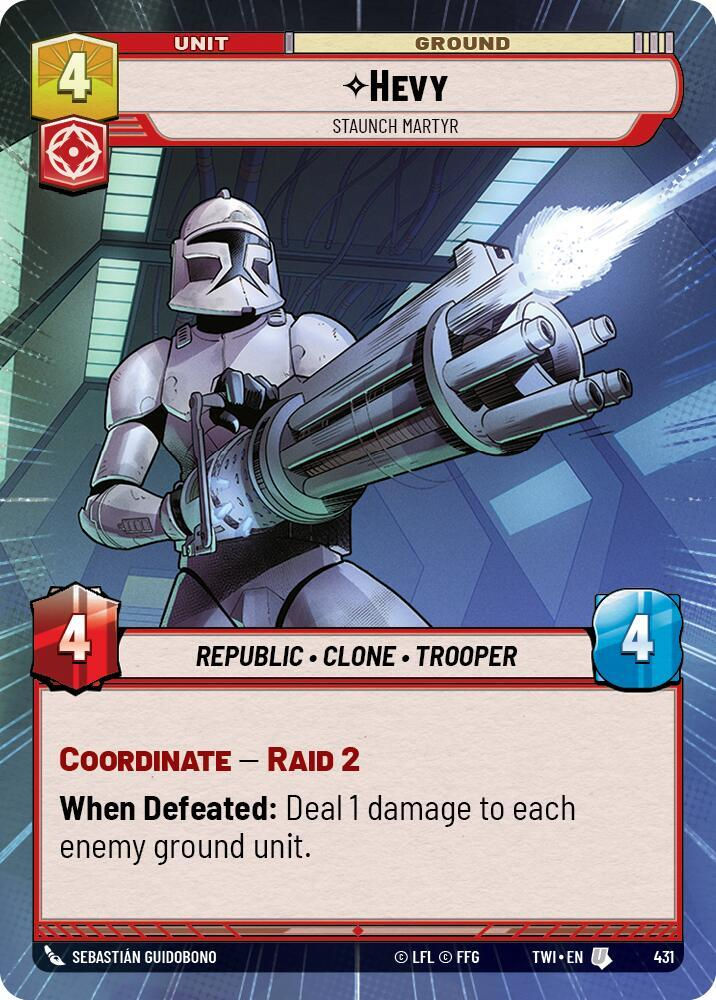 Hevy - Staunch Martyr (Hyperspace) (TWI) (431) / Foil