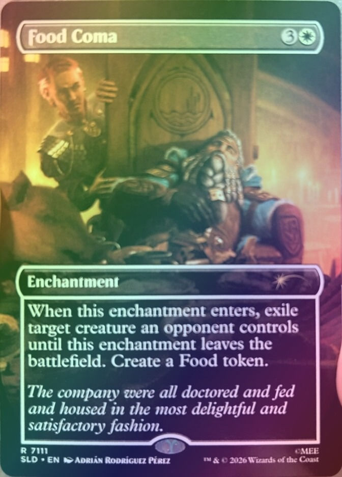 Food Coma (SLD) (7111) / Borderless / Foil