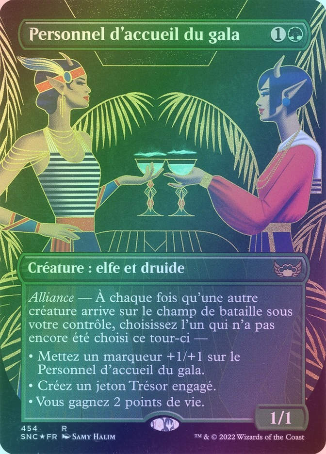 Gala Greeters (SNC) (454) / Borderless / Foil