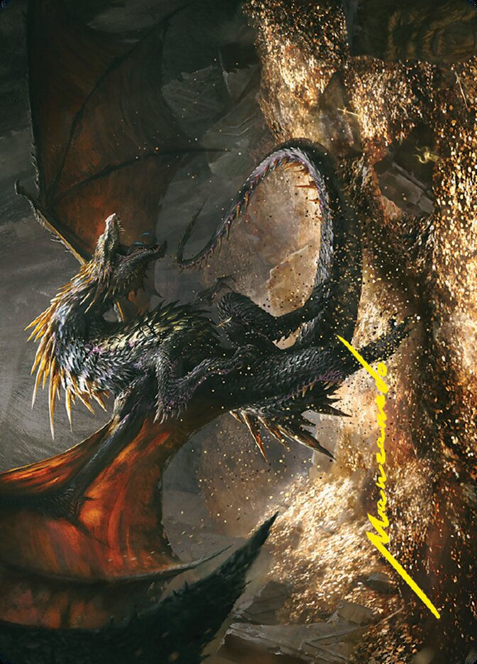 Cavern-Hoard Dragon (ALTR) (61) / Firma Dorada