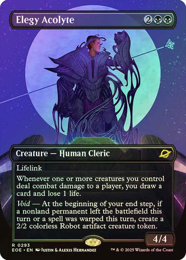 Elegy Acolyte (EOE) (293) / Borderless / Foil