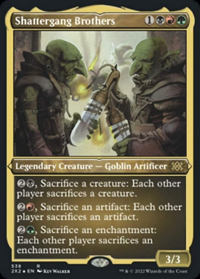 Shattergang Brothers (2X2) / Etched Foil