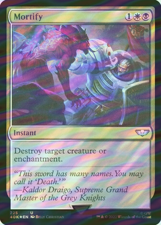 Mortify (40K) (225★) / Surge Foil