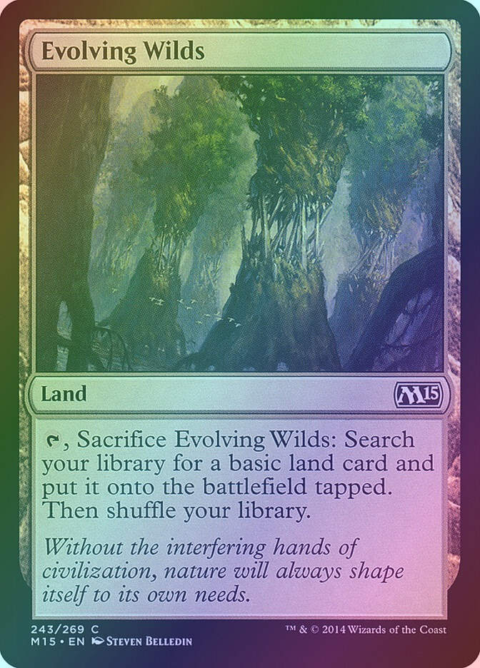 Evolving Wilds (M15) (243) / Foil