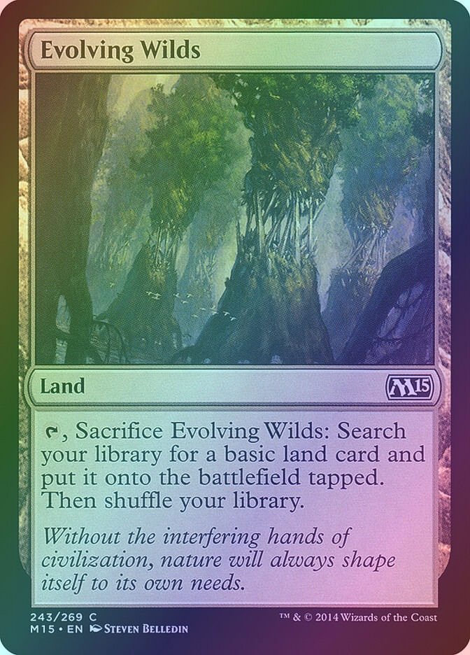 Evolving Wilds (M15) (243) / Foil