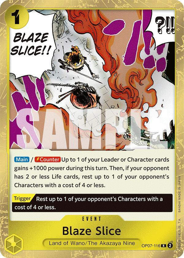 Blaze Slice (OP07-116) / Foil