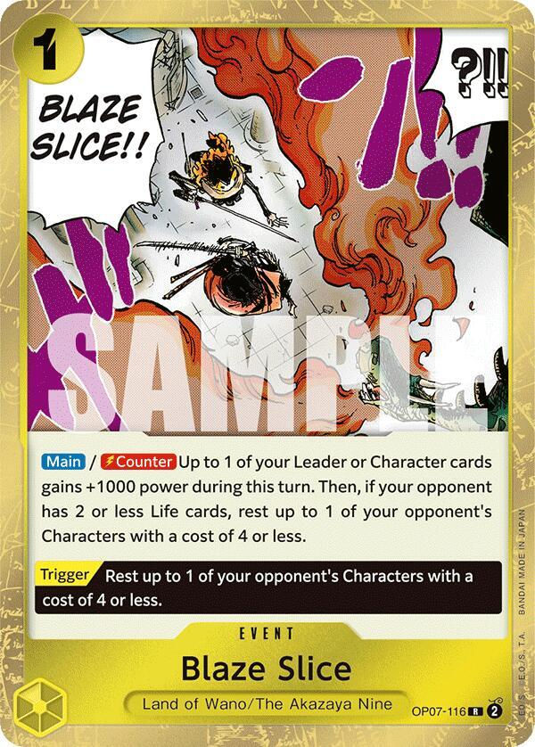 Blaze Slice (OP07-116) / Foil