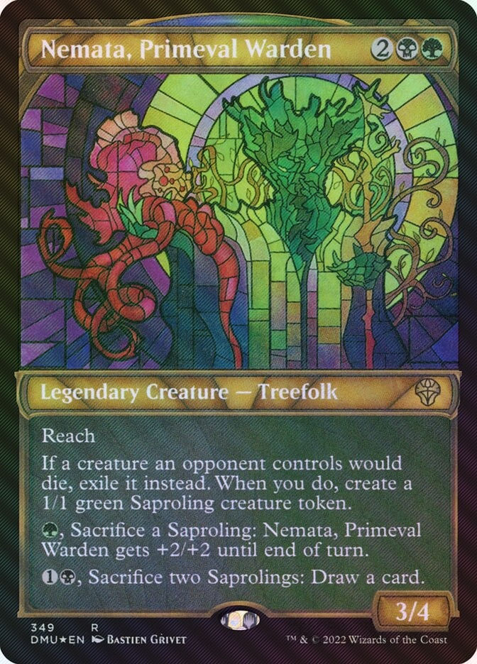 Nemata, Primeval Warden (DMU) (349) / Showcase / Textured Foil