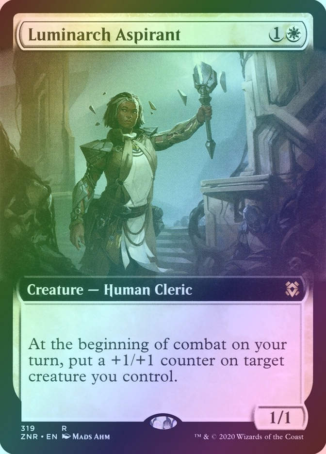 Luminarch Aspirant (ZNR) (319) / Extended Art / Foil