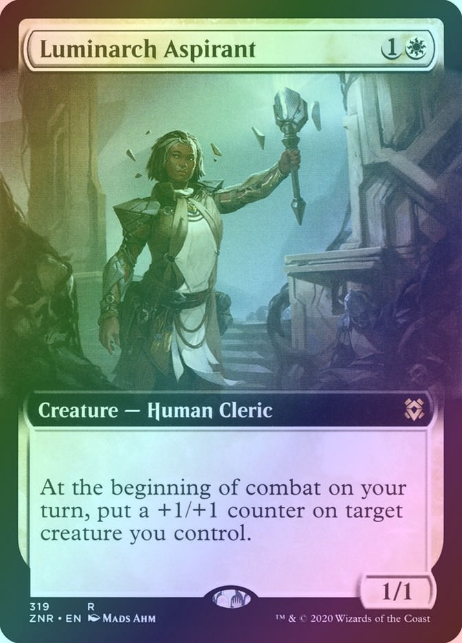 Luminarch Aspirant (ZNR) (319) / Extended Art / Foil
